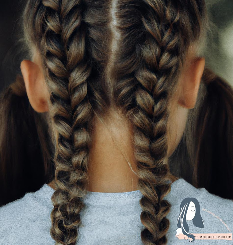 Braided Ponytail: A simple and classic hairstyle for active school girls. Image Source: Pexels