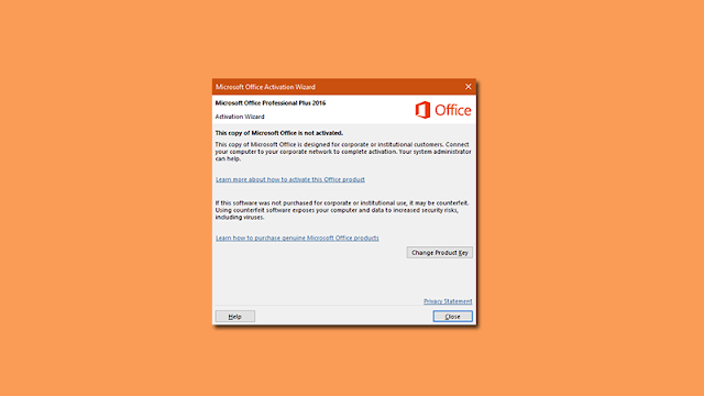 Cara Mengatasi There’s a problem with your Office license pada Microsoft Office