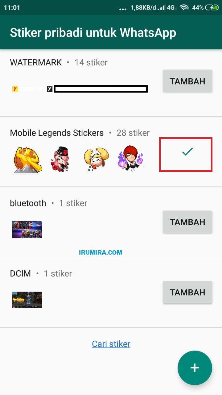 Download Sticker Mobile Legends Untuk Whatsapp Irumira