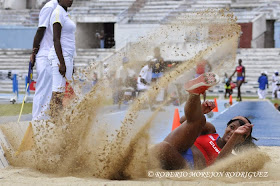 Copa Cuba de atletismo, realizada en el Estadio Panamericano, en La Habana, Cuba, el 18 de marzo de 2014