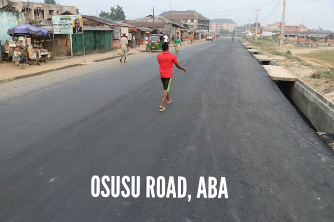 As Osusu Rd, Aba, comes alive, Ikpeazu expresses delight, promises to do more