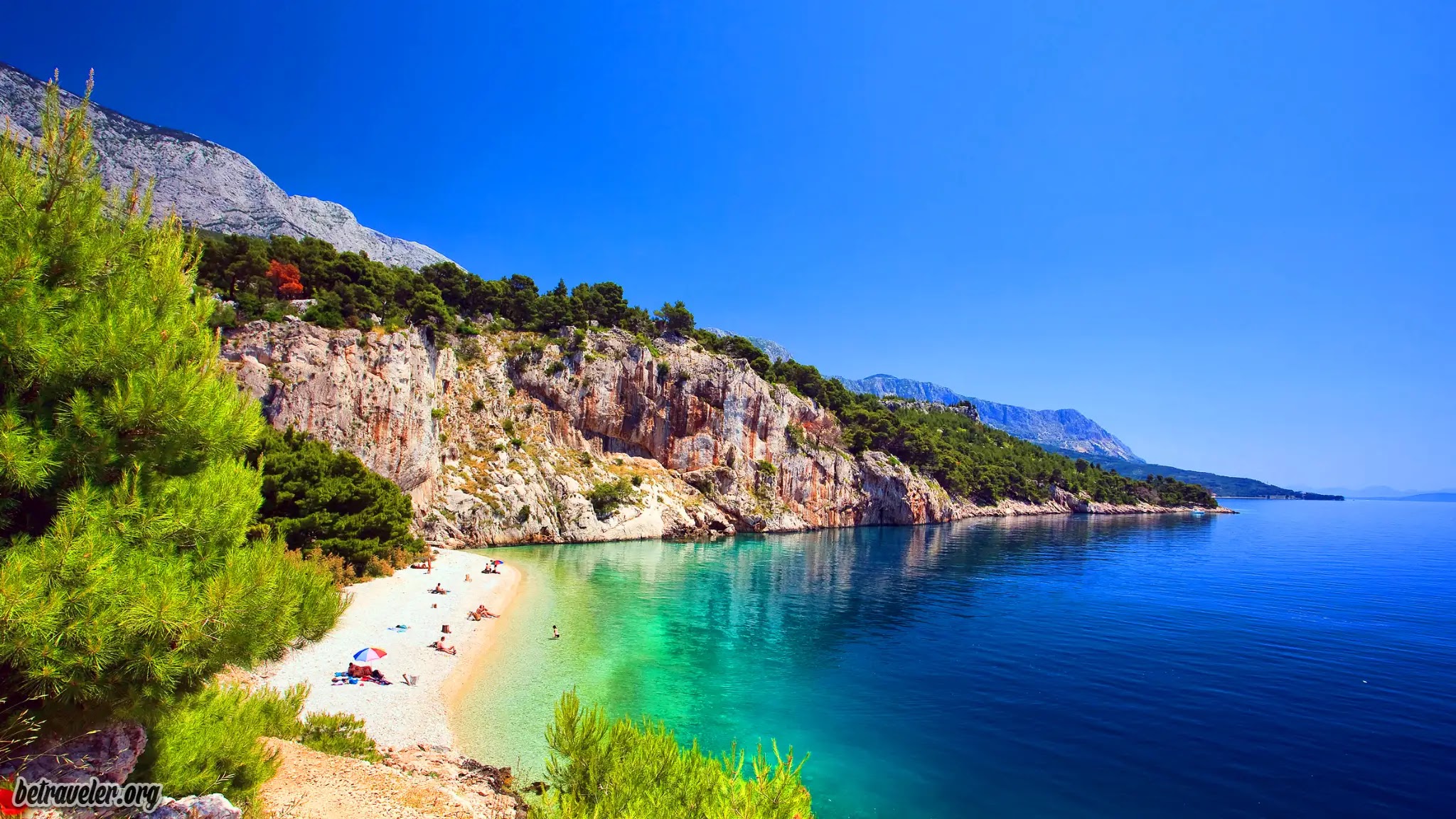 best beaches in croatia map