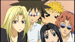 Hevn, Natsumi, Paul, Ginji Amano and Ban Mido of GetBackers