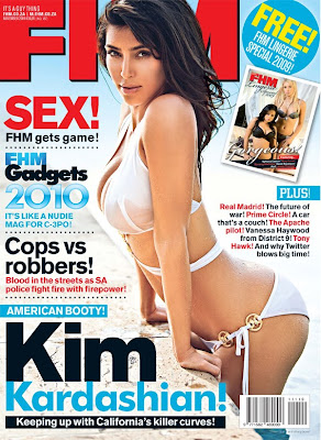 Kim Kardashian in South African FHM