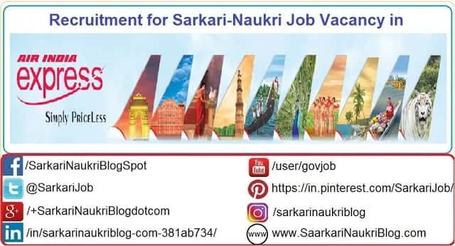 Naukri Vacancy Recruitment Air-India Express