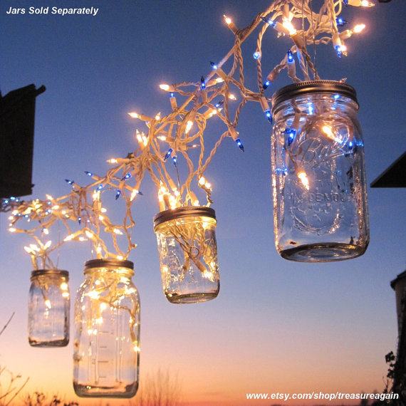 Here are two great ideas via the mason jar crafts blog