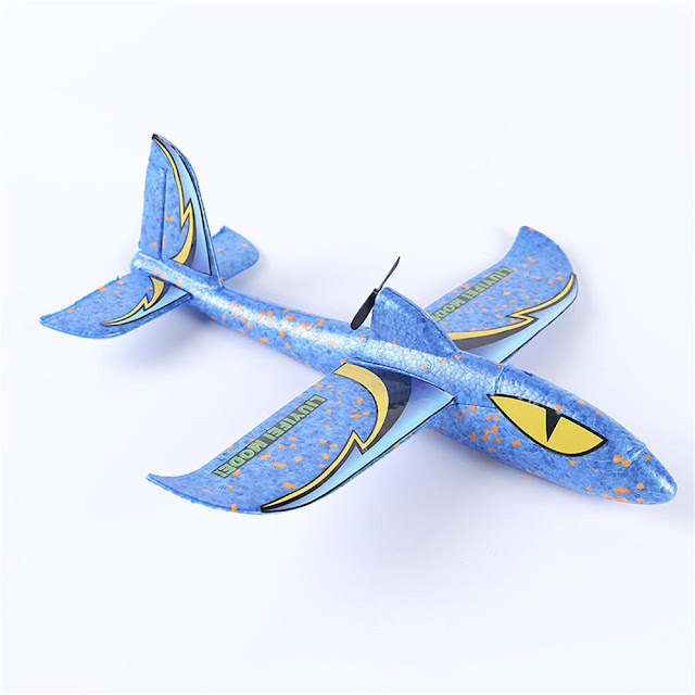 Electric Hand Throw Toy 36cm Glider EPP Foam DIY Plane Toy Model