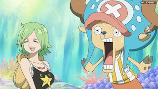 ワンピースアニメ 魚人島編 554話 チョッパー ケイミー | ONE PIECE Episode 554