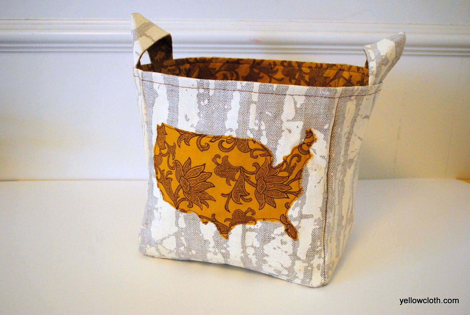 Fabric Bucket Free Tutorial