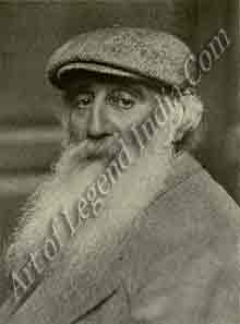 Camille Pissarro, The oldest of the Impressionists, Pissarro joined the 'gang' at the Cafe Guerbois. He encouraged many younger artists, including Van Gogh, Gauguin and Cezanne who once described him as 'humble and colossal, something like God the Father.