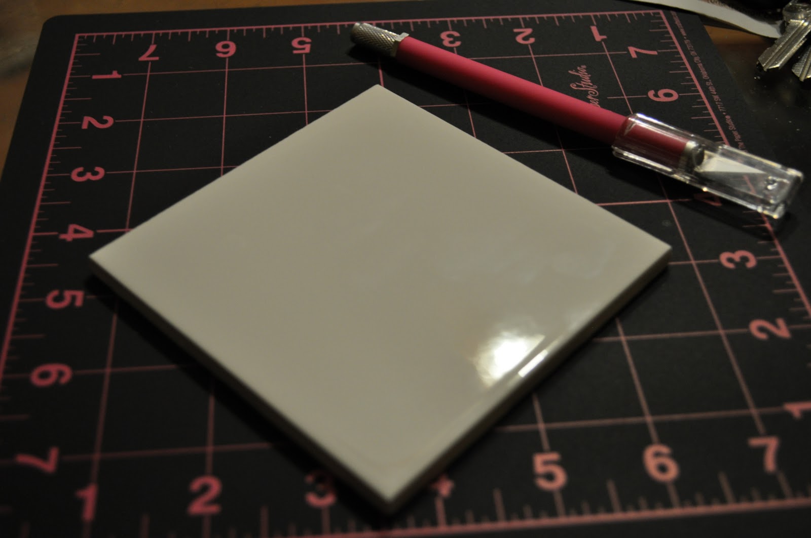 The Crafty Crystal: 12 Days of Christmas Crafts #9: Tile Coasters