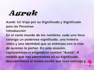 significado del nombre Aurek