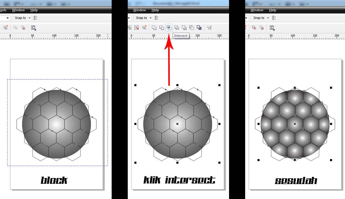 Cara Mudah Membuat Bola Sepakbola Dengan CorelDraw Belajar Grafis