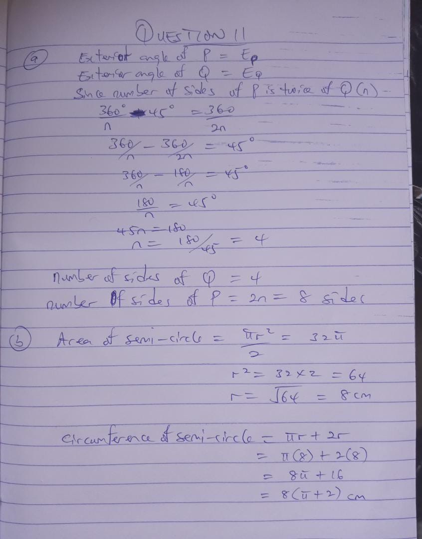 Waec Mathematics Theory 2023 Questions and Answers