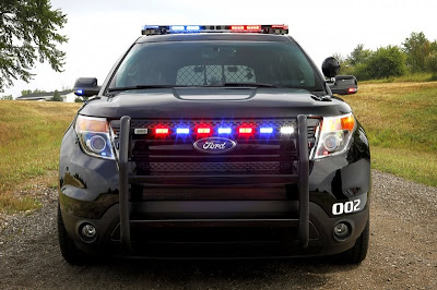 Police Interceptor Ford Explorer: It looks awfully fierce