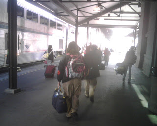 Departure at King Street Station, April 2009