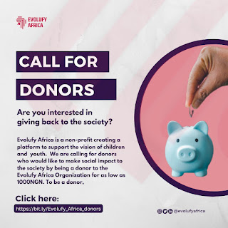 The Evolufy Africa’s Donor’s Tribe: Creating Impact Financially