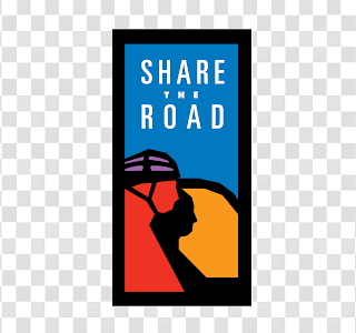 Share the Road Stickerstockfree Download PNG