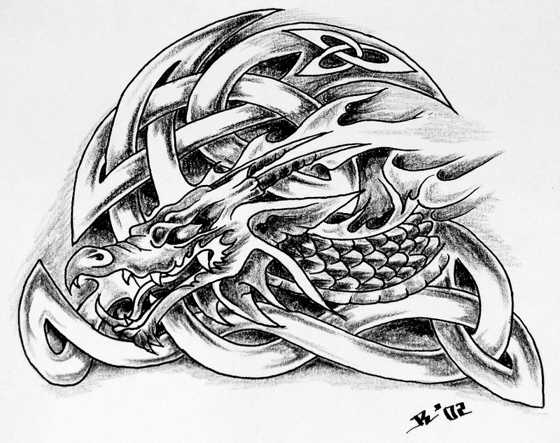 Labels: Celtic Dragon Tattoo Designs