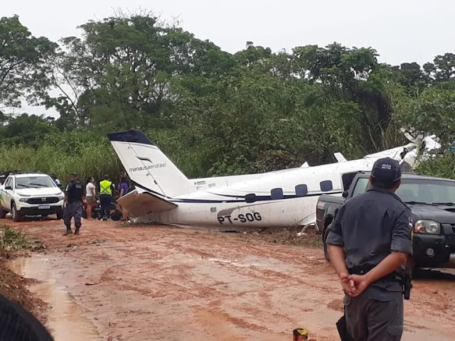 Avião cai no Amazonas e mata 14 pessoas, diz Defesa Civil