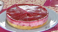 framboisier gateau framboise mousse glacage recette