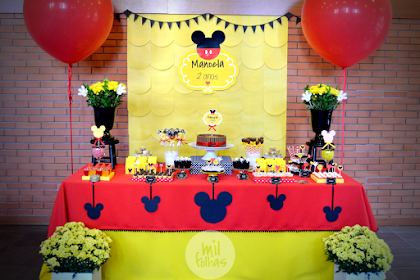 Decoração De Festa Infantil Do Mickey Simples