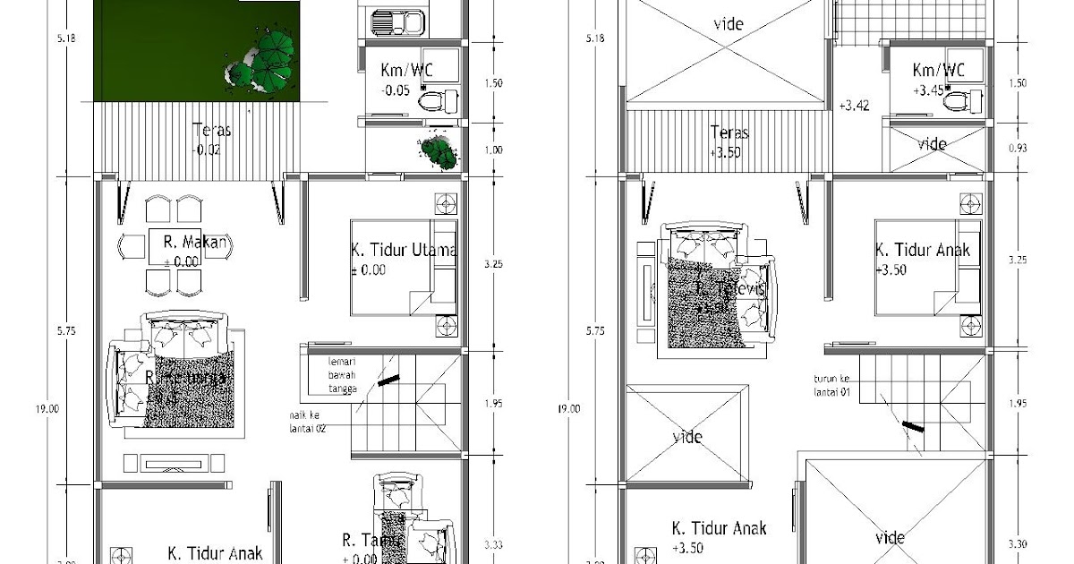  Sketsa  Rumah  Minimalis  Type  36 