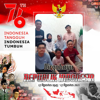 Desain Twibbon HUT RI ke 76 PSD