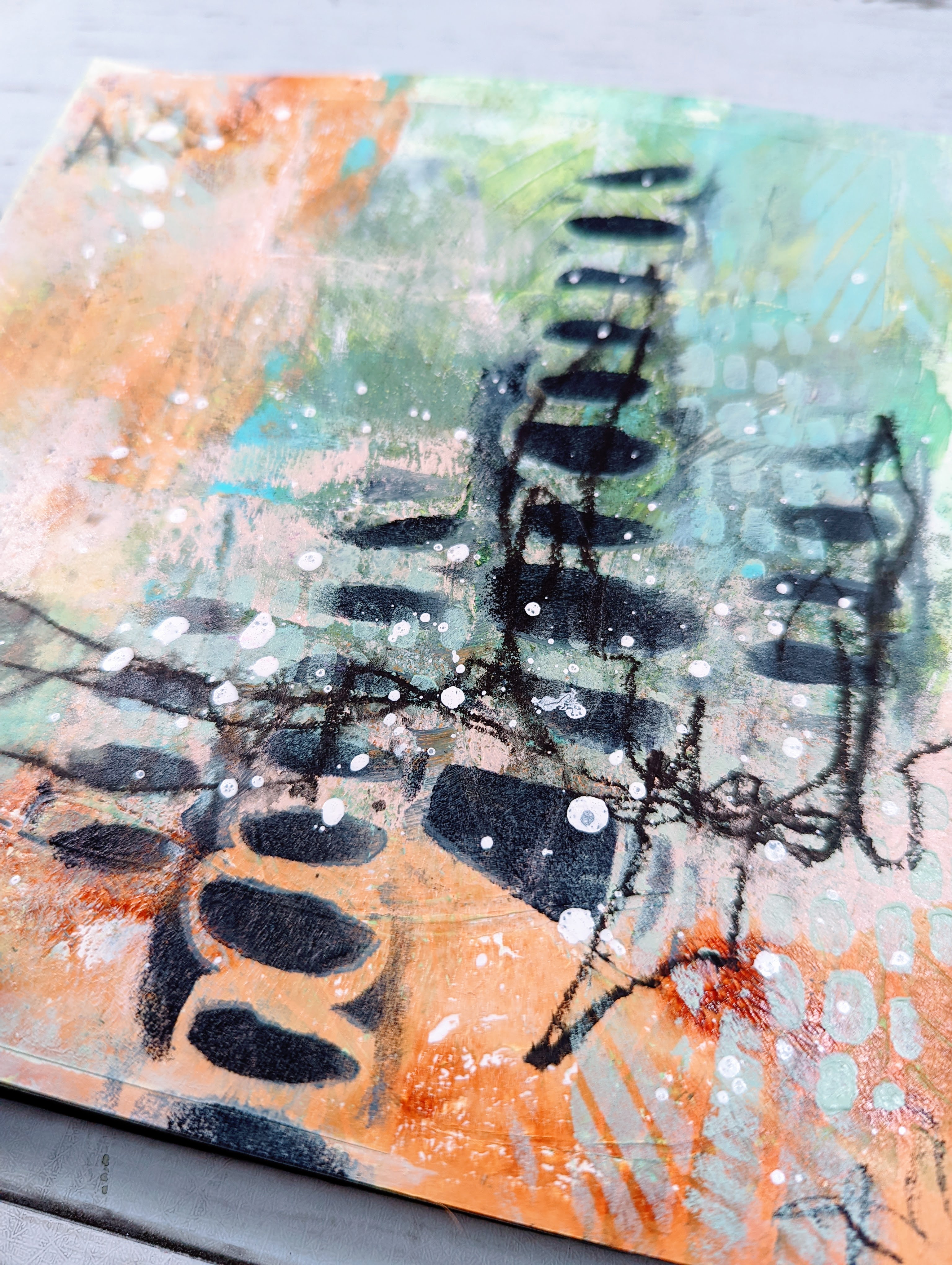Playing with Gelli Plates - Strathmore Artist Papers