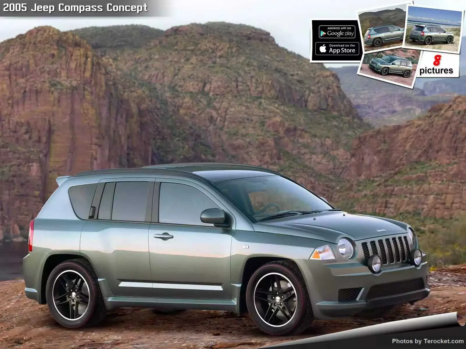 Hình ảnh xe ô tô Jeep Compass Concept 2005 & nội ngoại thất