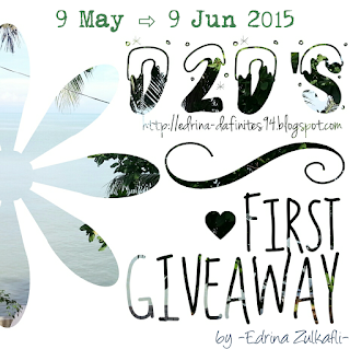 D2D's First Giveaway by Edrina | 9 Mei 2015 - 9 Jun 2015