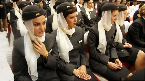 emirates airlines stewardess