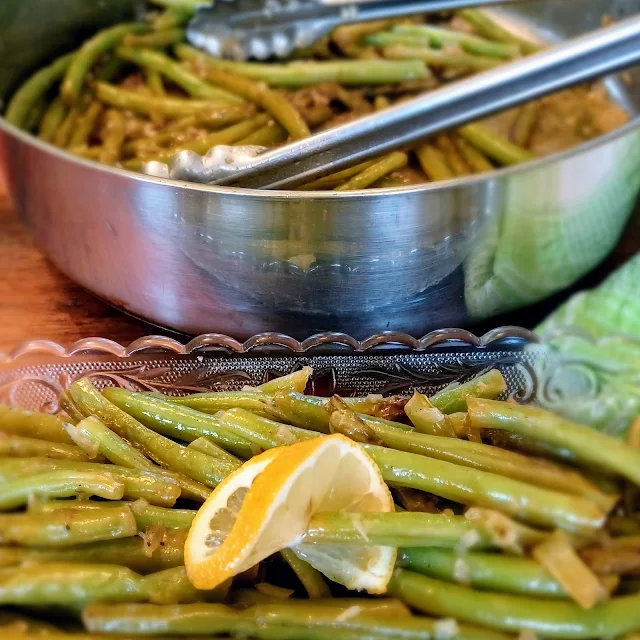 Skillet Green Beans With Lemon Sauce at Miz Helen's Country Cottage