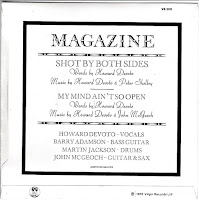 Magazine - Shot By Both Sides / My Mind Ain't So Open, Virgin records, c.1978