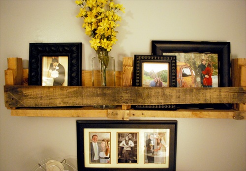 DIY Wooden Pallet Shelves with Storage | Pallet Furniture Ideas