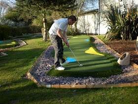 Mini Golf at the Metro Golf Centre in Barnet, London