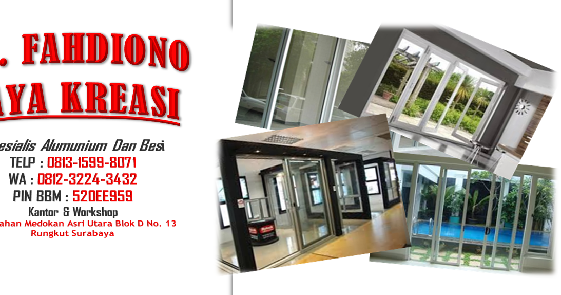 JUAL PINTU DAN KUSEN ALUMINIUM PINTU GESER SLIDING 