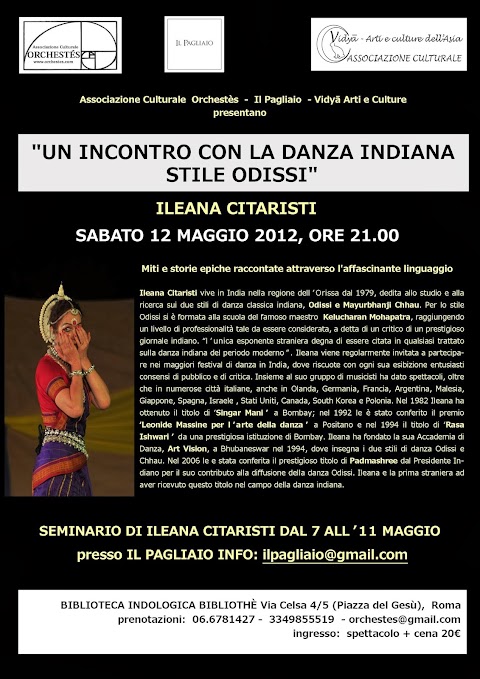 DANZA INDIANA RASSEGNA A ROMA