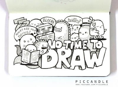 Koleksi Gambar Doodle Art Name - TUTORIAL SKETSA WAJAH 