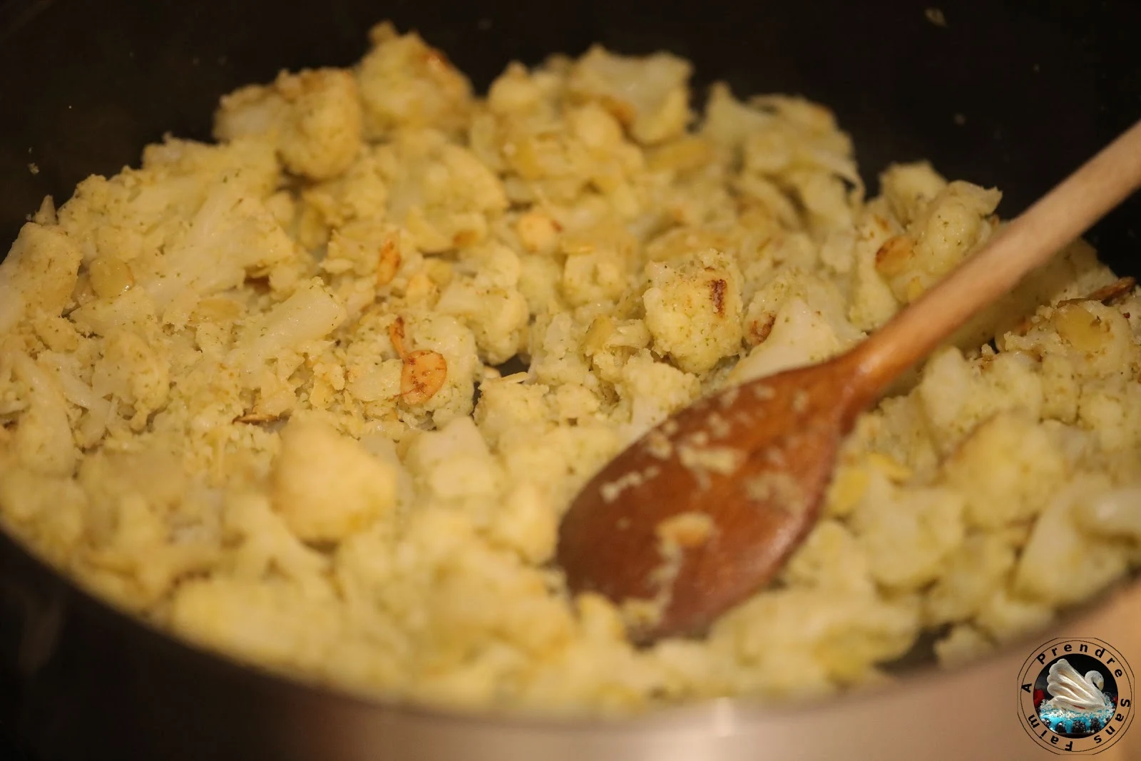 Chou-fleur poêlé aux amandes