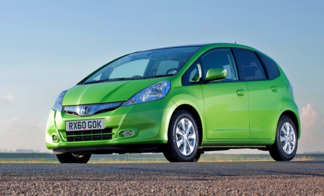 Honda Jazz Hybrid from the front