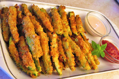 Hrskave tikvice iz pećnice / Crispy zucchini oven fried PANKO