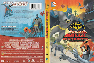 DVD cover of Batman Unlimited: Animal Instints animated movie