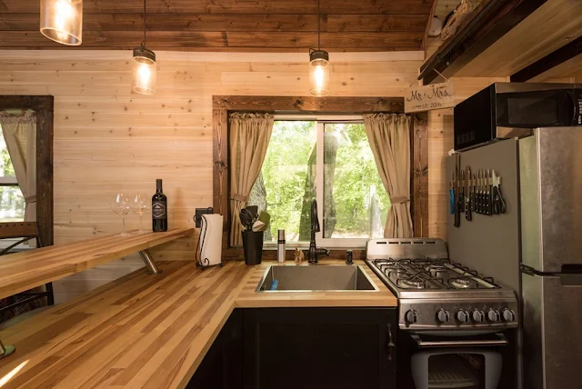 log cabin tiny house