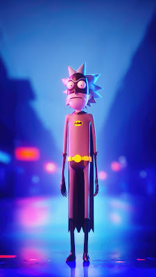 Rick Sanchez Batman Mobile Wallpaper is a free high resolution image for iPhone smartphone and mobile phone.