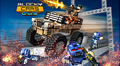 Blocky Cars Online Shooter FPS Money Hack Apk