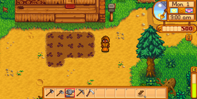 Stardew Valley Planted Parsnips