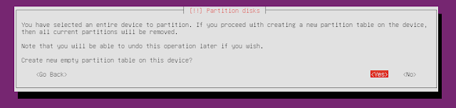 ubuntu minimal CD new partition table