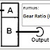 Cara menghitung gear ratio sistem transmisi