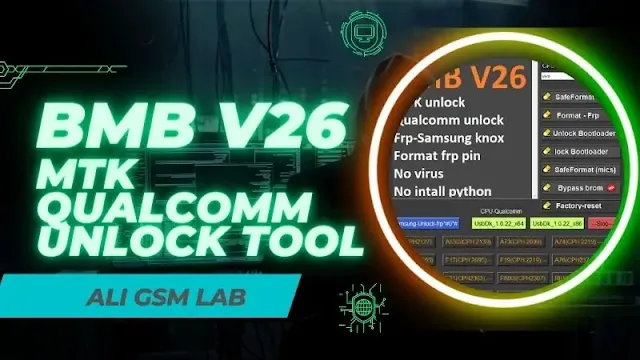 BMB V26 MTK Qualcomm Unlock Tool